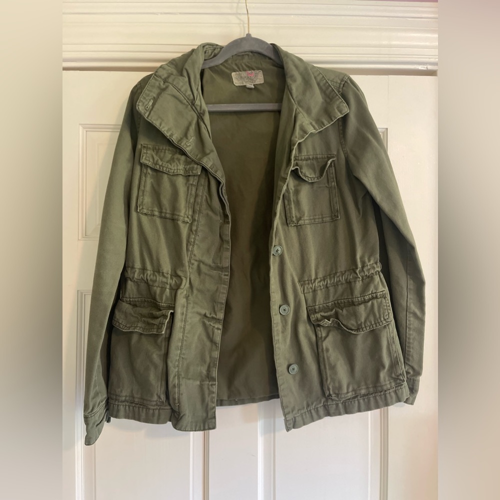 Urban Outfitters Utility Jacket with Cinched-Waist
